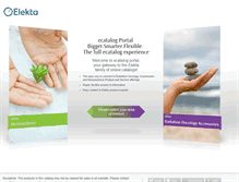 Tablet Screenshot of ecatalog.elekta.com